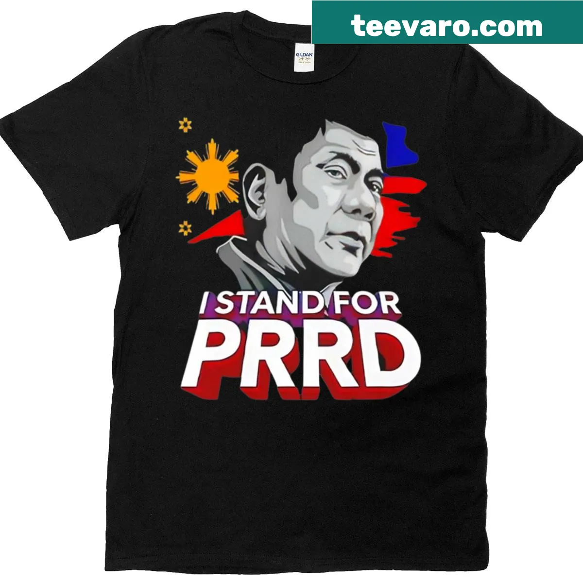 Supportive T-shirt for Prrd with impactful text design. — on a men's t-shirt