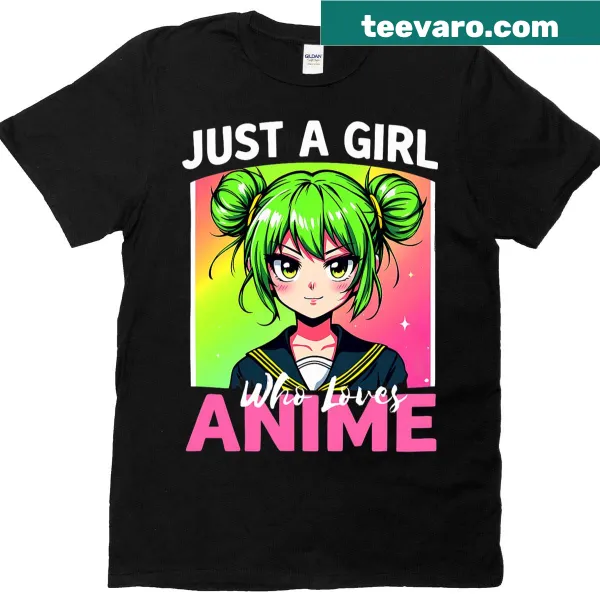 Cute T-shirt featuring anime art for girls