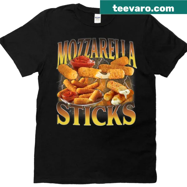 Funny cheese stick t-shirt with Gen Z humor