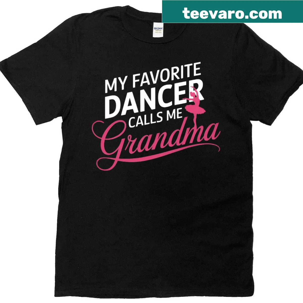 Grandma T-shirt with the phrase about favorite dancer — on a men's t-shirt