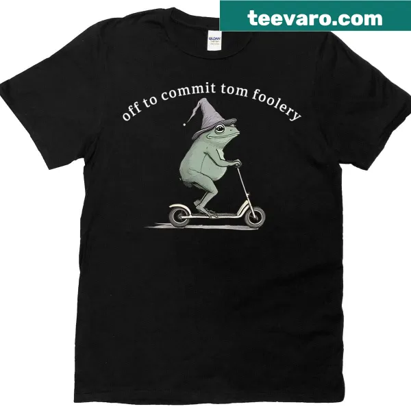 Playful frog graphic t-shirt for humor and meme lovers