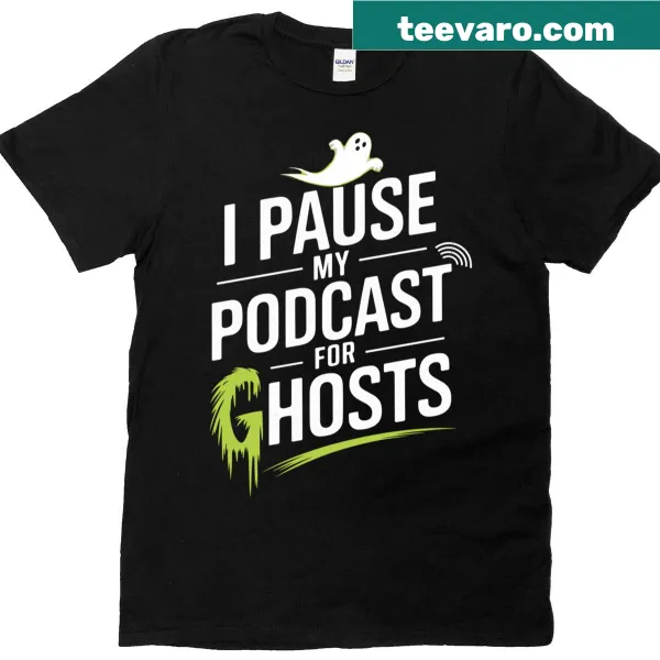 Cartoon ghost story graphic for paranormal podcast fans