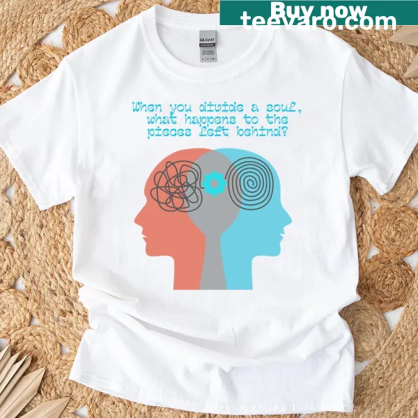 Severance Soul themed graphic T-shirt with intricate designs