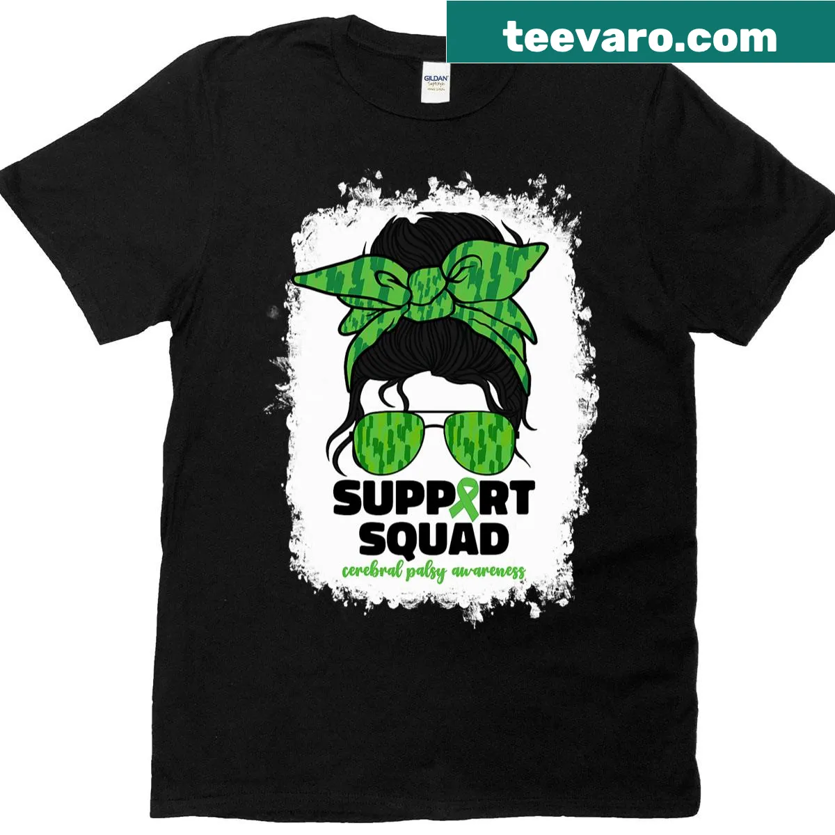 Cerebral Palsy awareness t-shirt for kids with supportive message — on a men's t-shirt