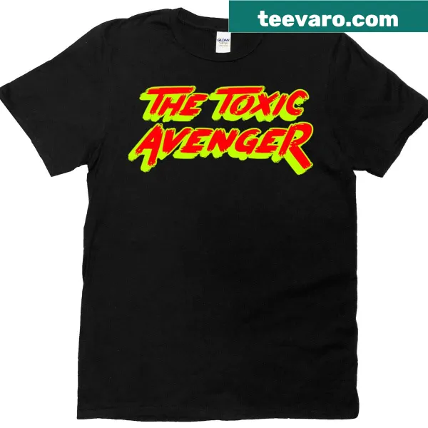 Vintage-style T-shirt featuring The Toxic Avenger movie graphic