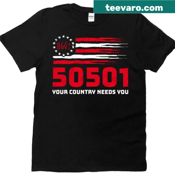 Vintage distressed patriotic t-shirt with flag and text