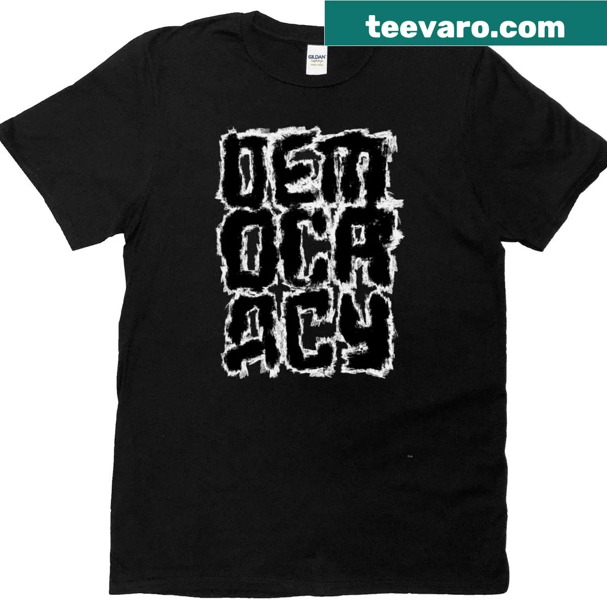 Graphic t-shirt with the phrase An Oblivious Extinction — on a men's t-shirt