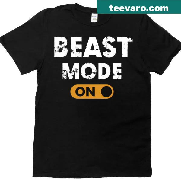 Illustration of a fierce beast in a gaming setting on a t-shirt