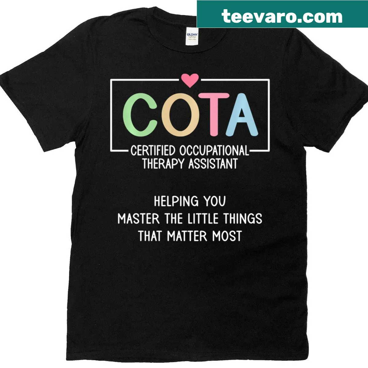 Illustration celebrating Certified Occupational Therapy Assistants — on a men's t-shirt