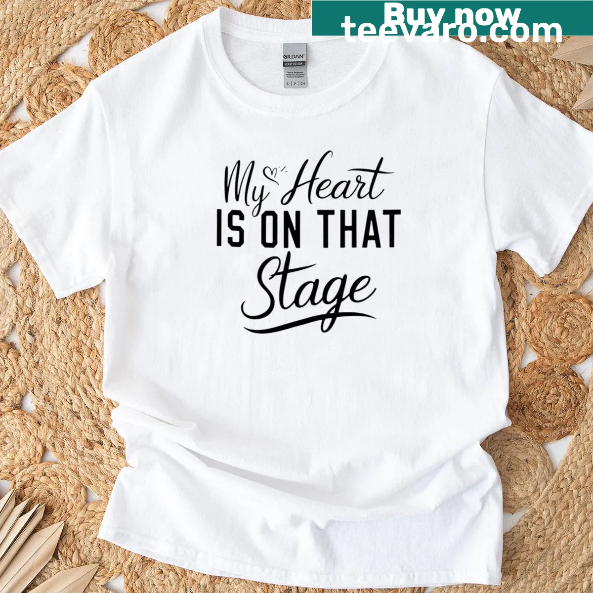 Retro Dance Mom t-shirt with heartfelt text about dance performance — on a men's t-shirt