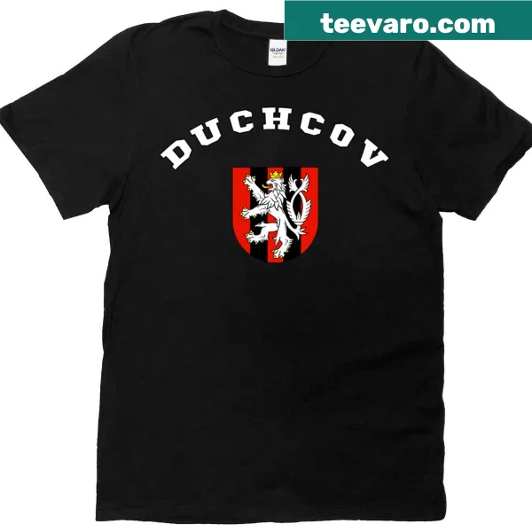 Duchcov coat of arms design on T-shirt