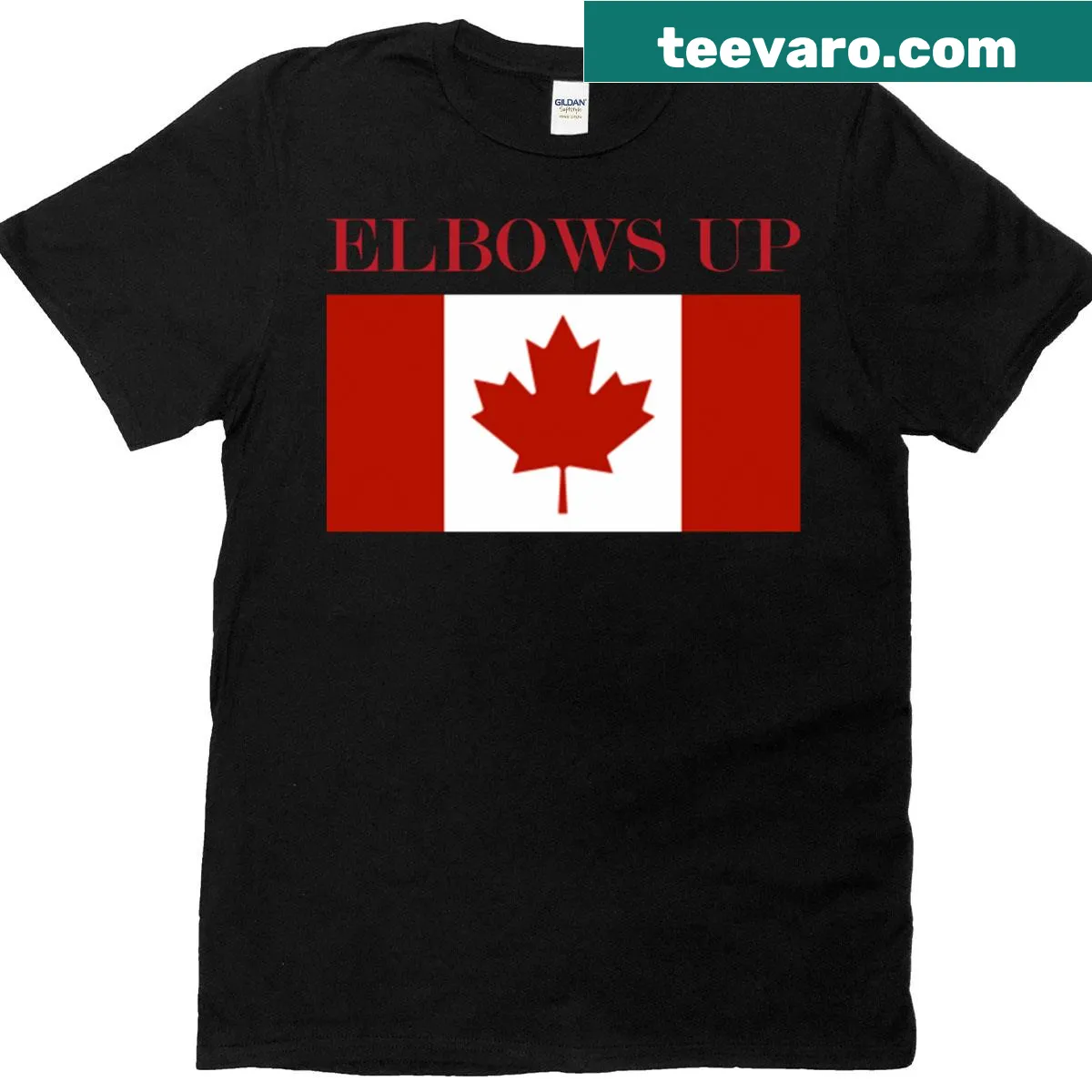 Essential Canada flag t-shirt featuring bold design for national pride — on a men's t-shirt
