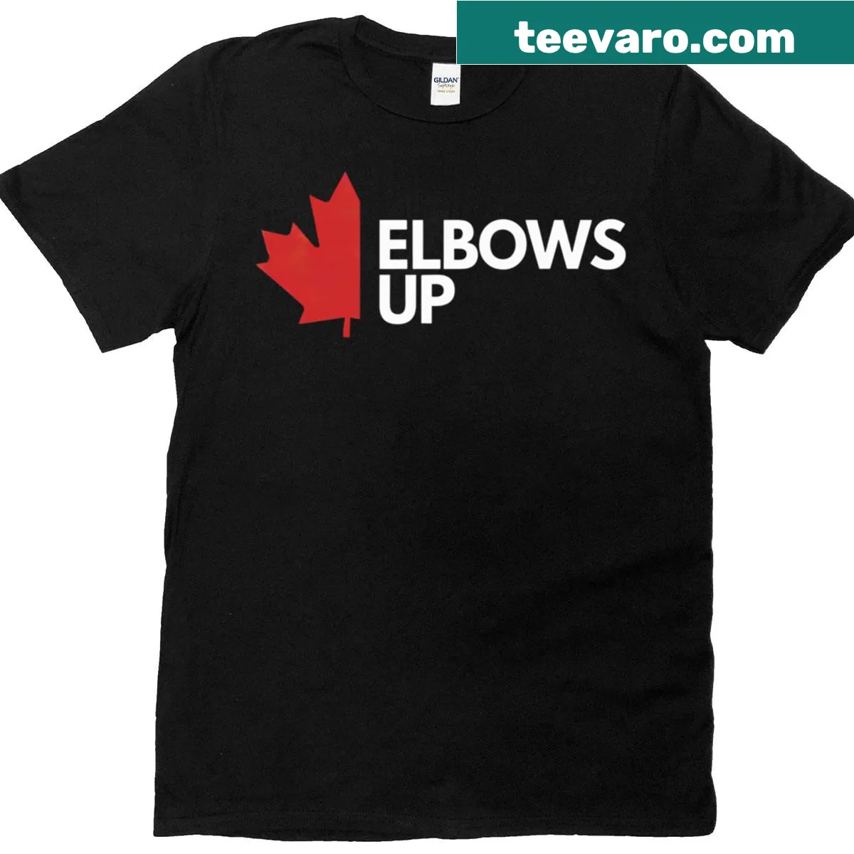T-shirt displaying 'TRUE North Strong And Free' slogan for Canadian pride — on a men's t-shirt