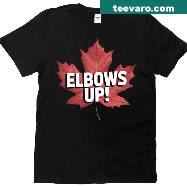 T-shirt with the phrase 'Stand Strong Canada!' in bold typography