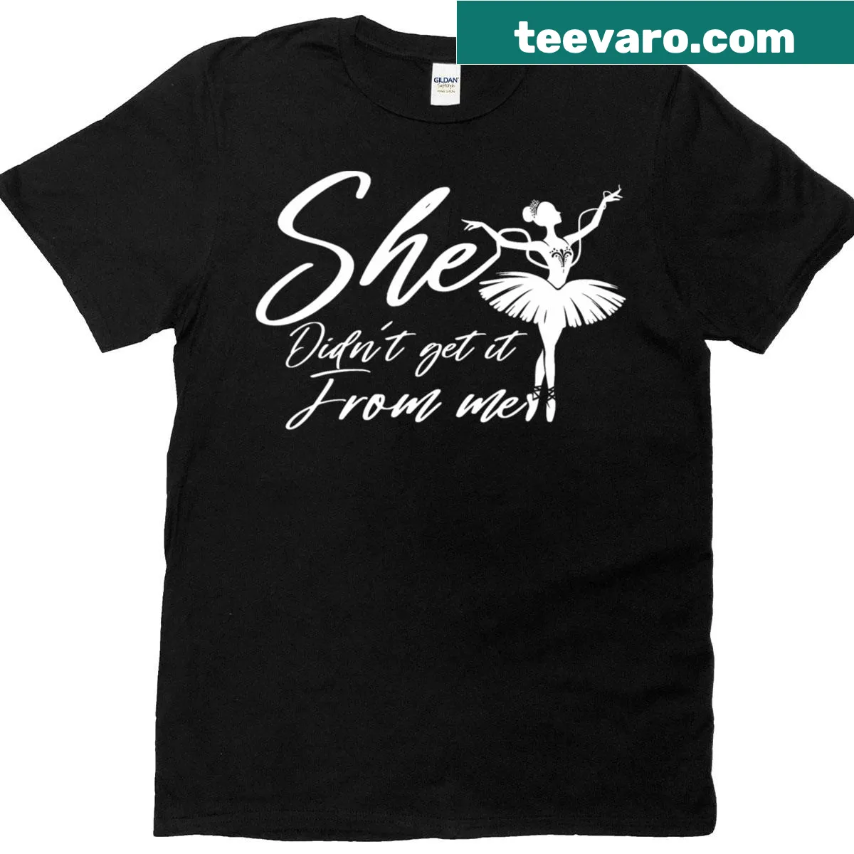 Funny Dance Mom t-shirt with humorous text for dance lovers — on a men's t-shirt