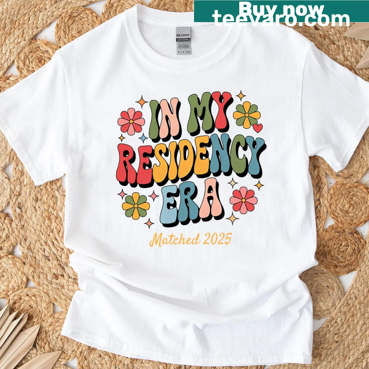 Match Day 2025 medical school t-shirt — on a men's t-shirt