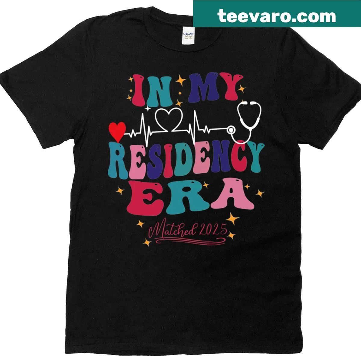 T-shirt celebrating new resident status on Match Day 2025 — on a men's t-shirt