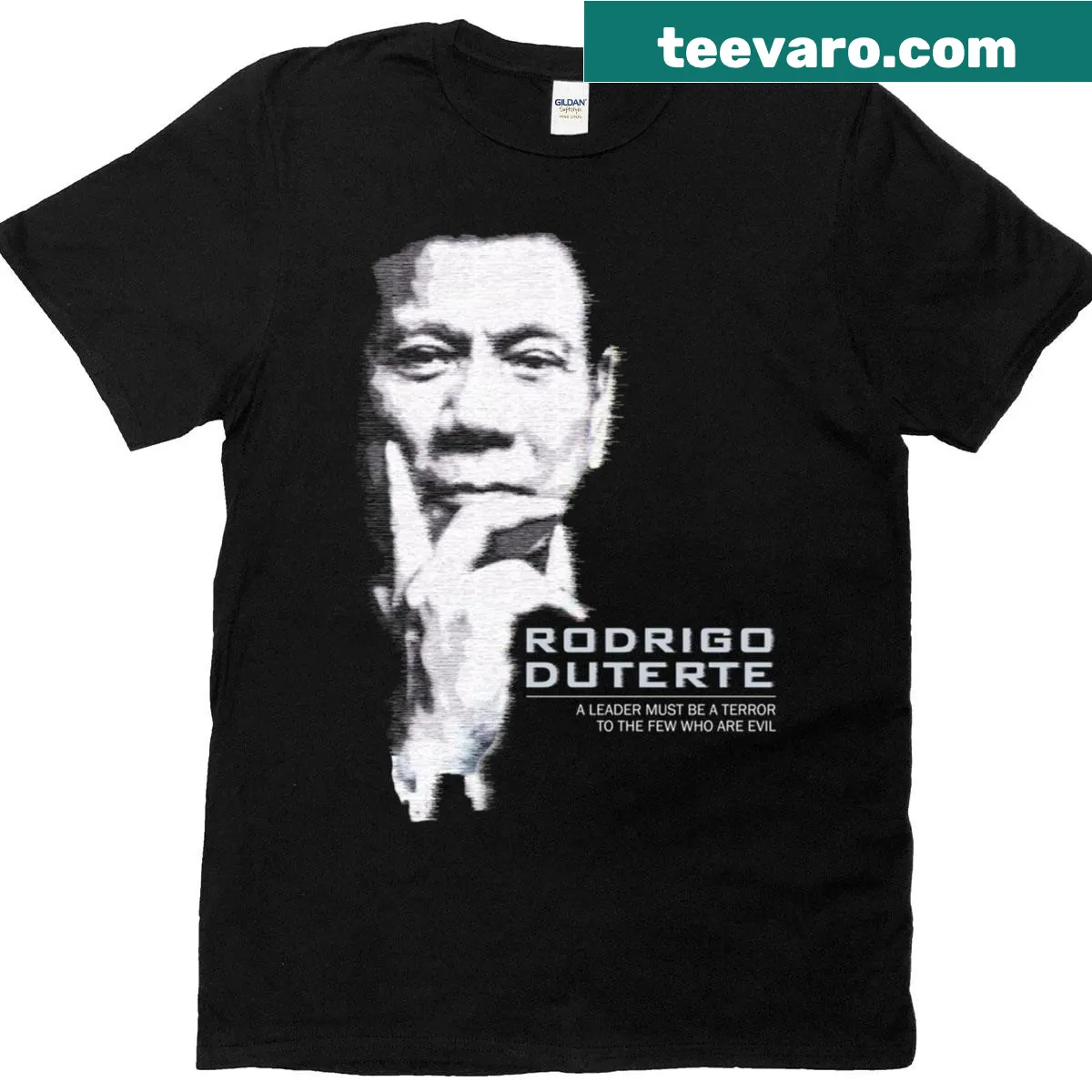 Minimalist T-shirt featuring the term 'Rdu30' — on a men's t-shirt