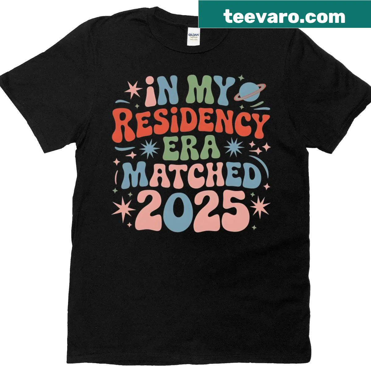 Residency Match Day 2025 T-shirt with 'I Matched' graphic — on a men's t-shirt