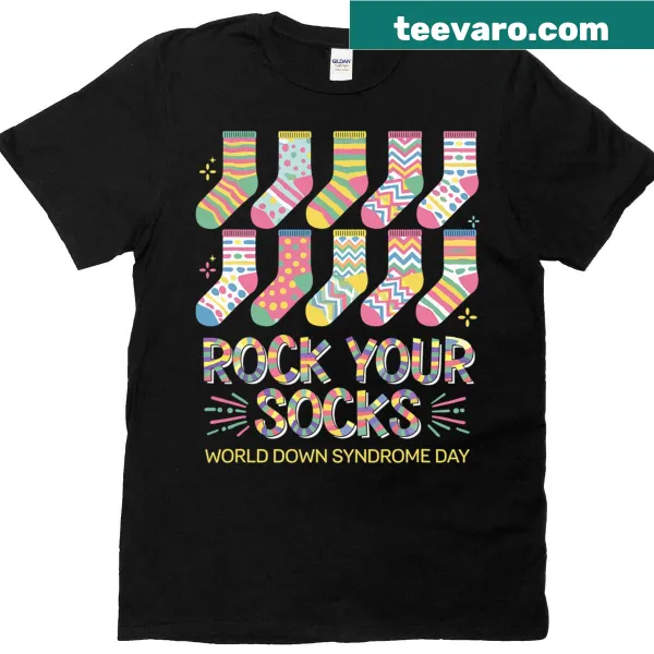 Family-themed Down Syndrome Awareness shirt for kids