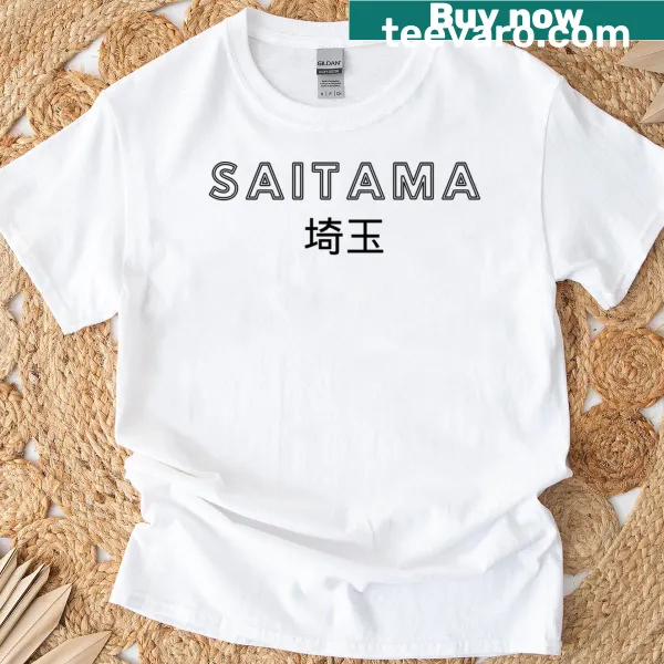 Saitama Kanji graphic on T-shirt