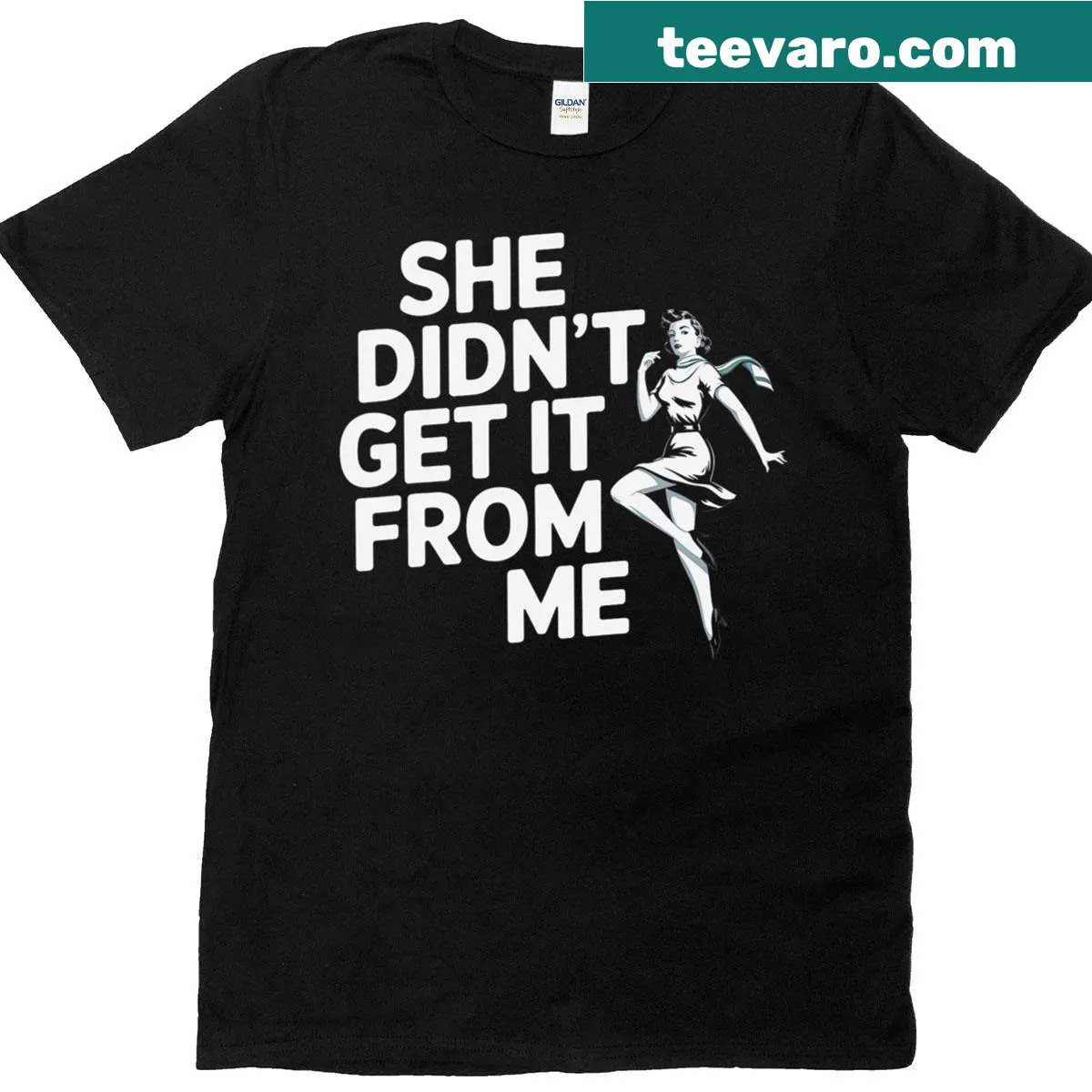 Happy Dance Mom and Dad T-shirt with funny dance quote — on a men's t-shirt