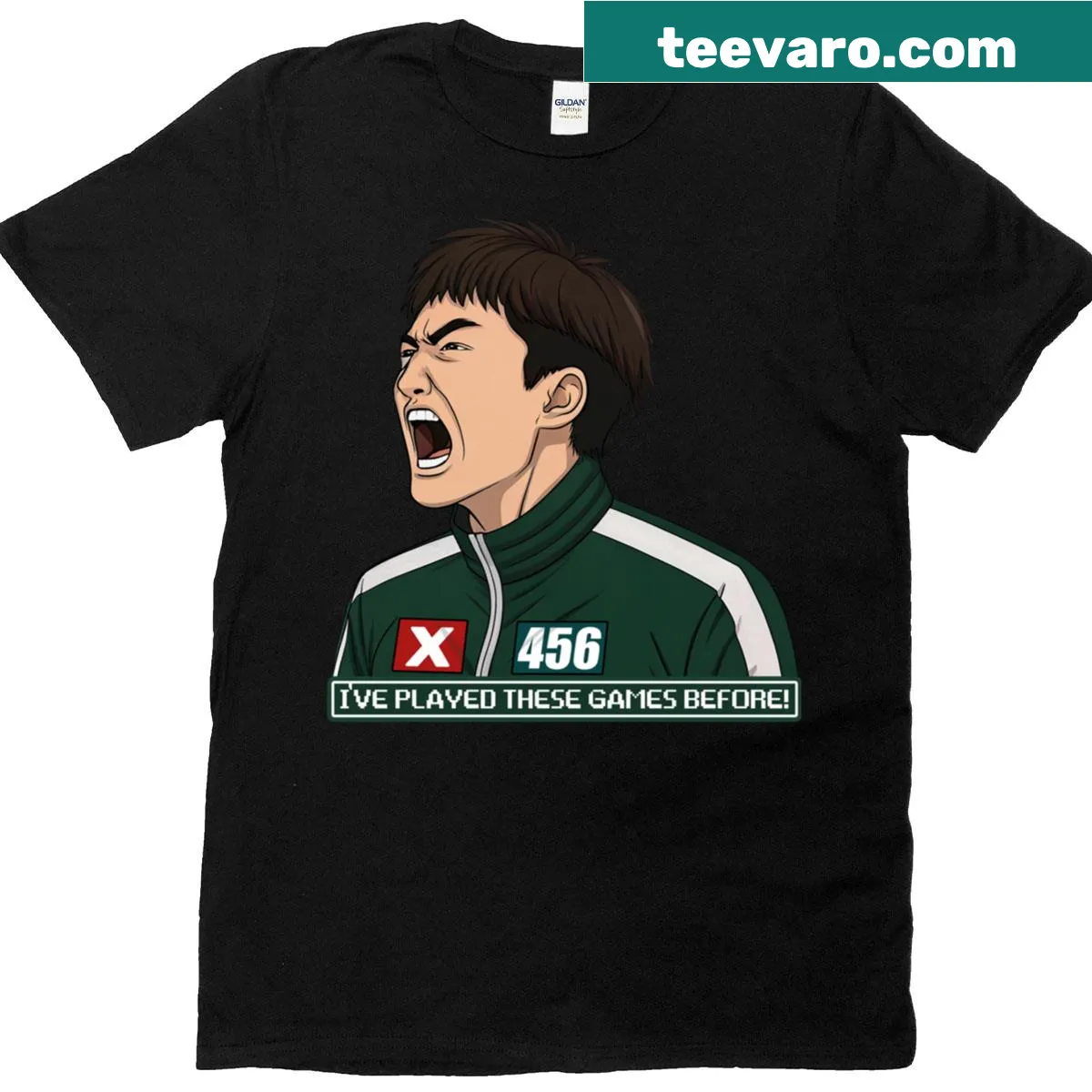 T-shirt with the phrase 'I've Played These Games Before' — on a men's t-shirt