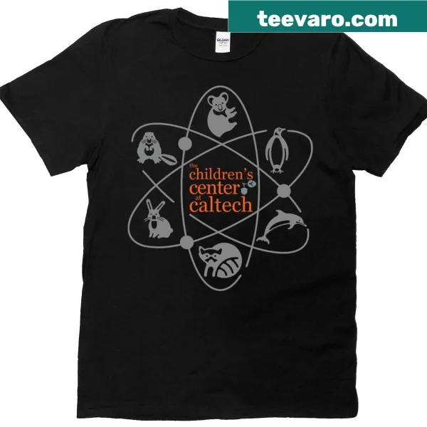 Children's Center at Caltech typographic t-shirt