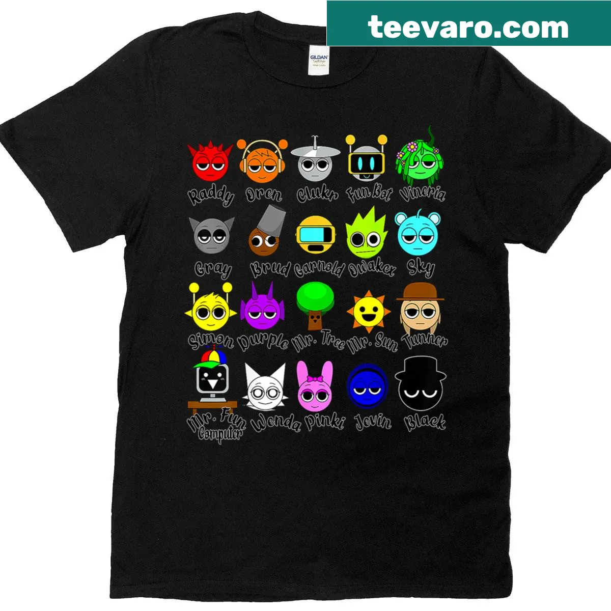 Cute birthday t-shirt for boys and girls with playful illustrations — on a men's t-shirt