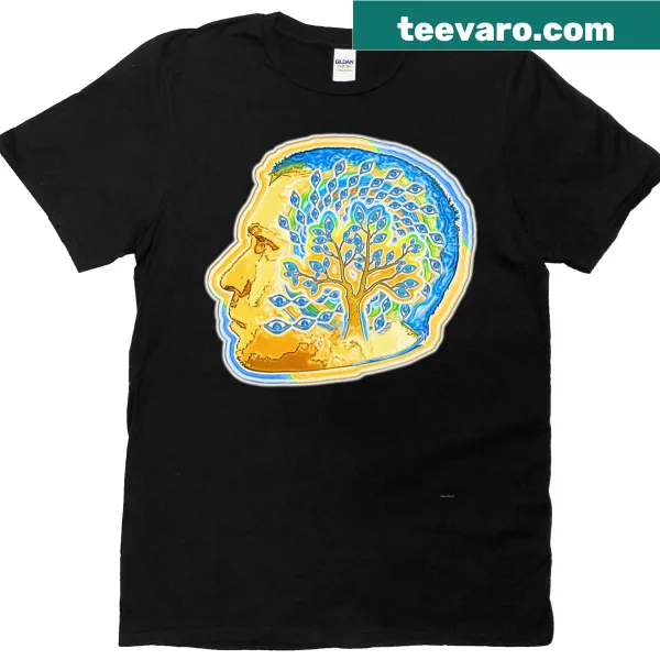 Abstract typography design on a casual T-shirt