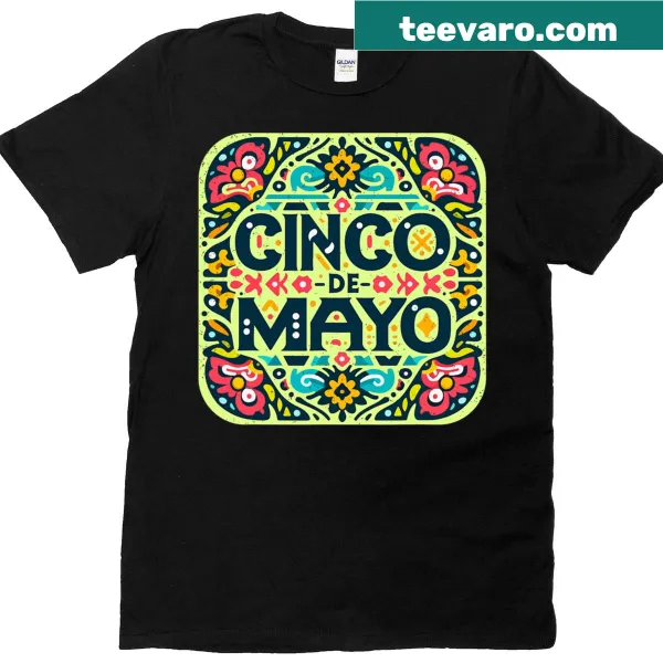 Cinco De Mayo t-shirt with abstract art design