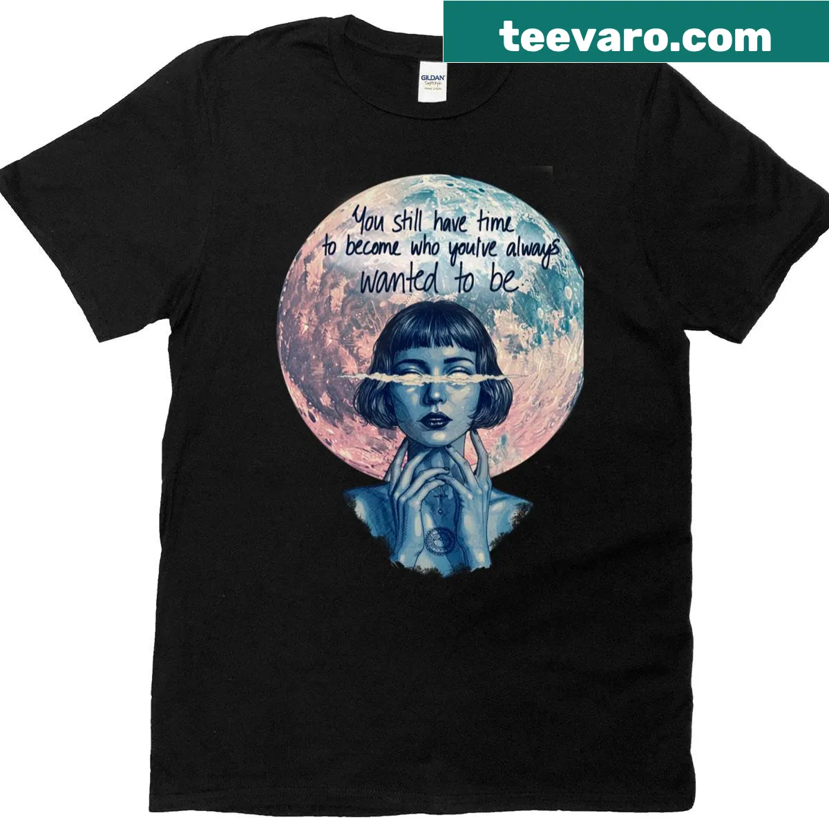 Change T-shirt with bold typography, conveying a humorous message — on a men's t-shirt