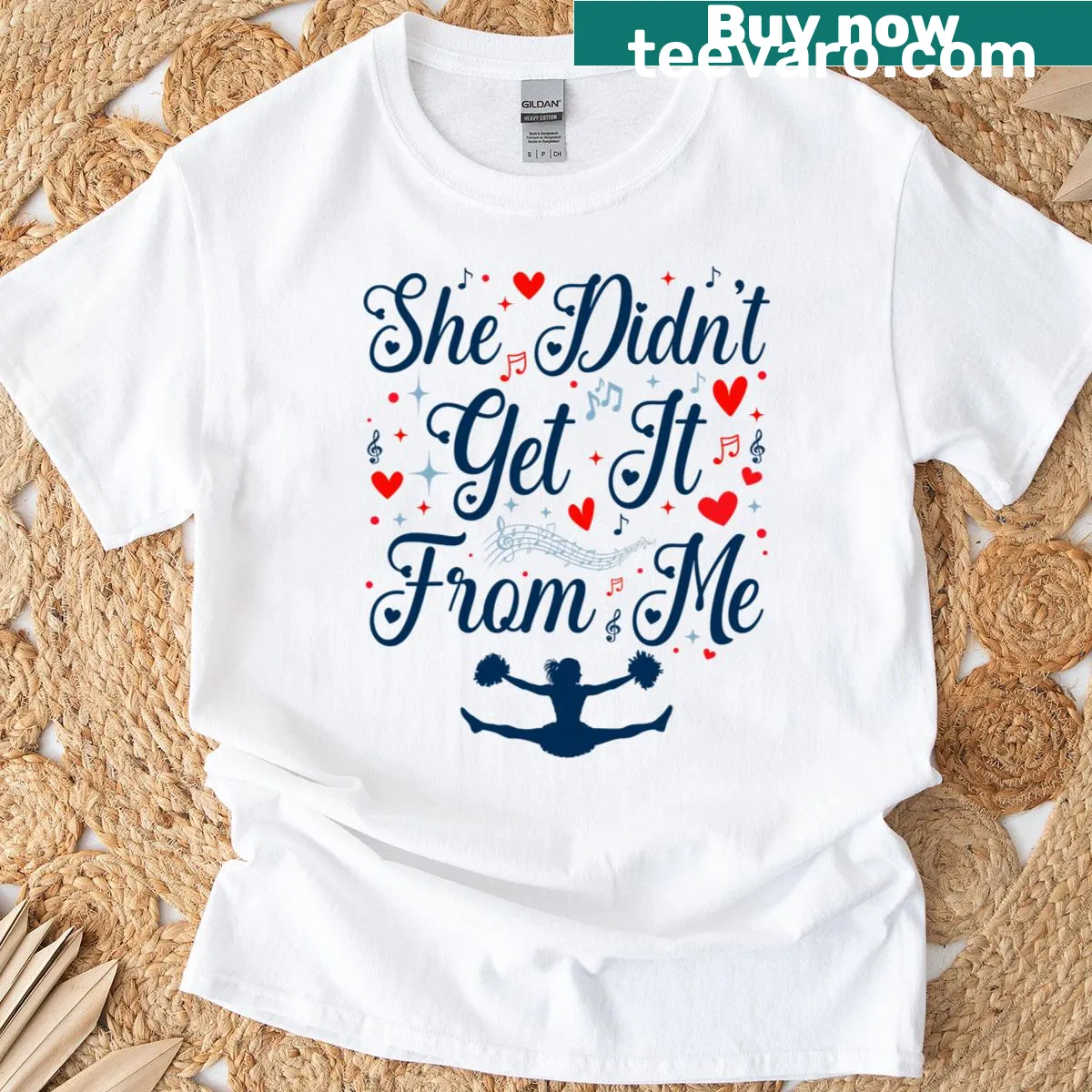 Funny T-shirt for moms and dads with humorous dance saying — on a men's t-shirt