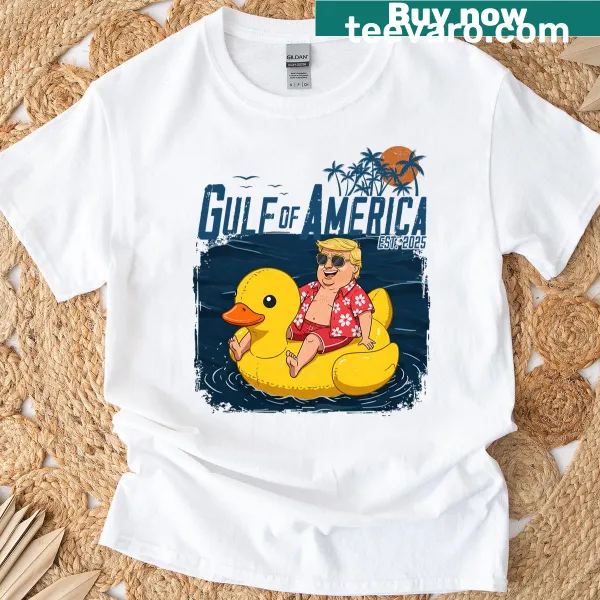 Funny Trump lounging graphic on a casual t-shirt