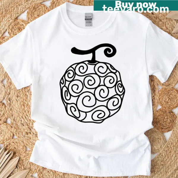 Doodle themed t-shirt featuring Gomu Gomu No Mi designs