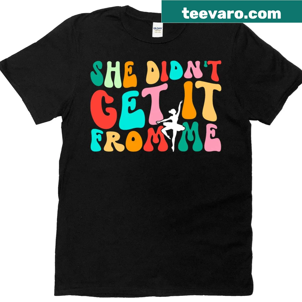 Funny dance mom t-shirt with humorous slogan — on a men's t-shirt
