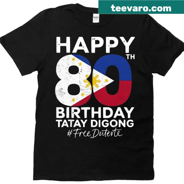 Birthday-themed graphic for Tatay Digong Duterte's 80th birthday