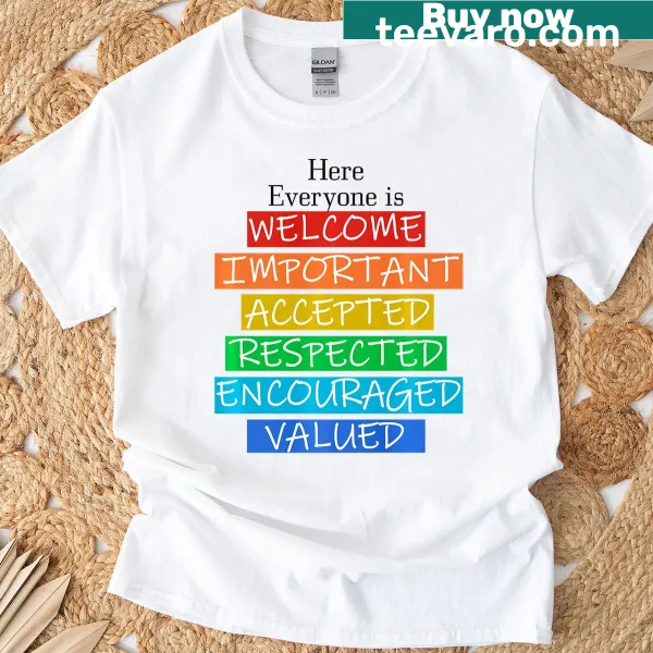 Funny teacher t-shirt with a welcoming message for Idaho