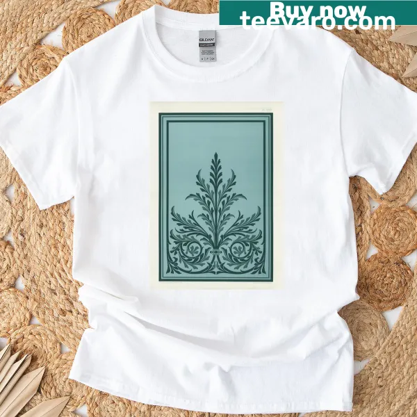 T-shirt with intricate medieval pattern design