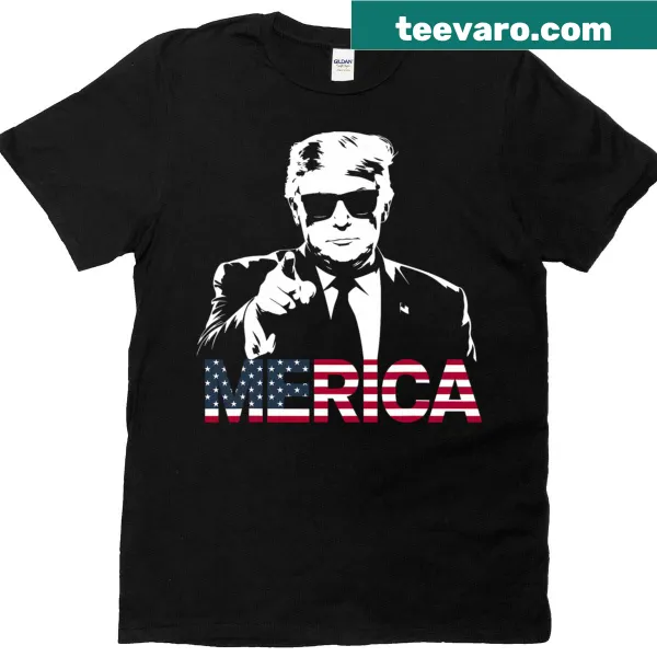 Patriotic 4th of July T-shirt with American flag design