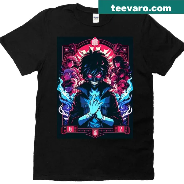 Vintage distressed Neon Demon graphic on T-shirt