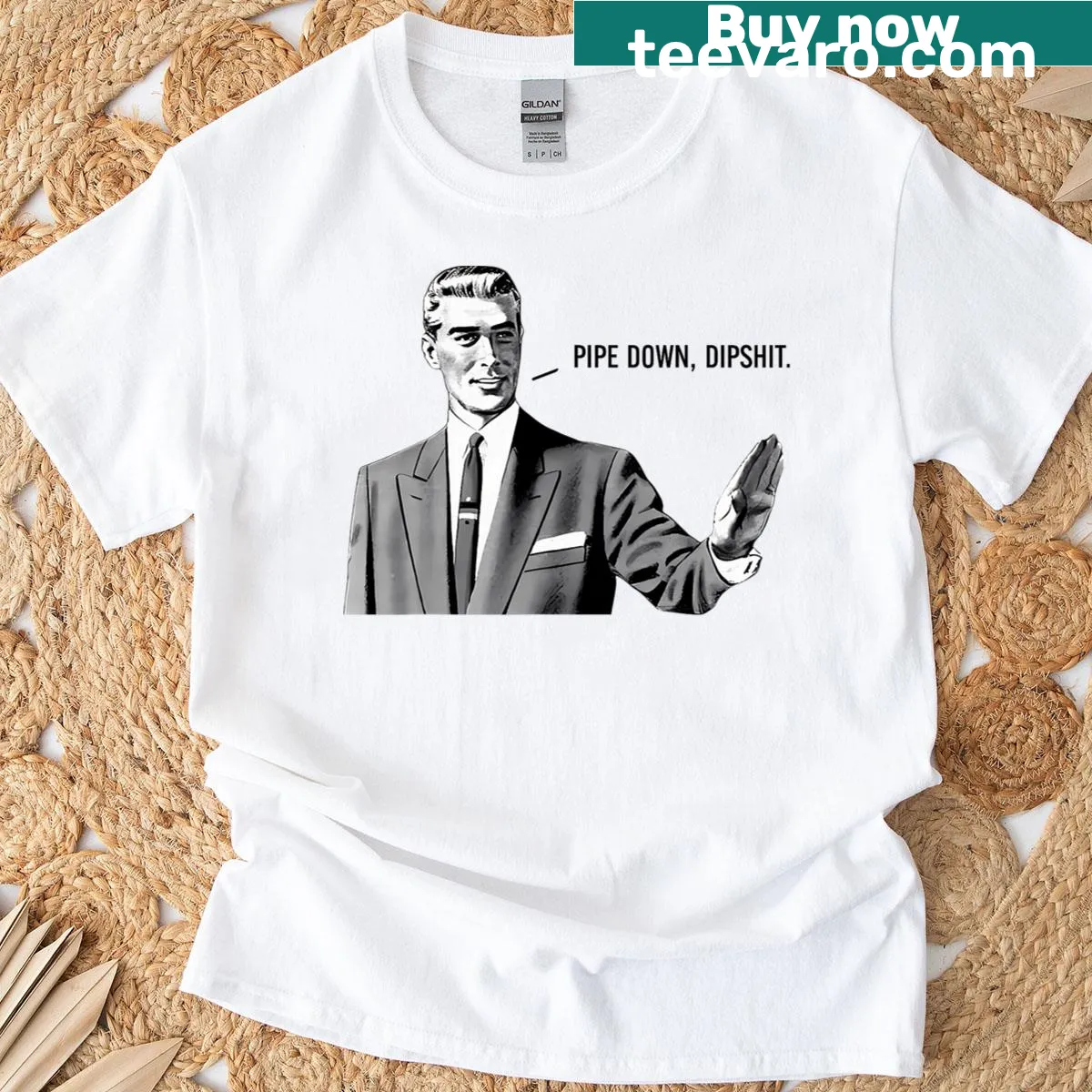 Sarcastic T-shirt with bold text about common frustrations — on a men's t-shirt