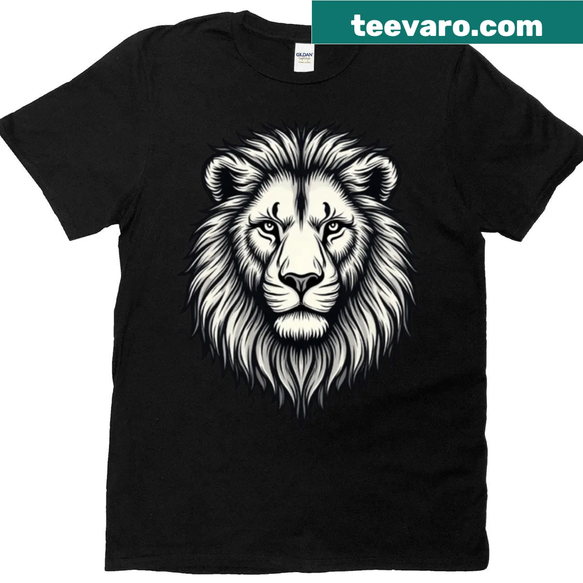 Minimalist line art of animals on a stylish t-shirt — on a men's t-shirt