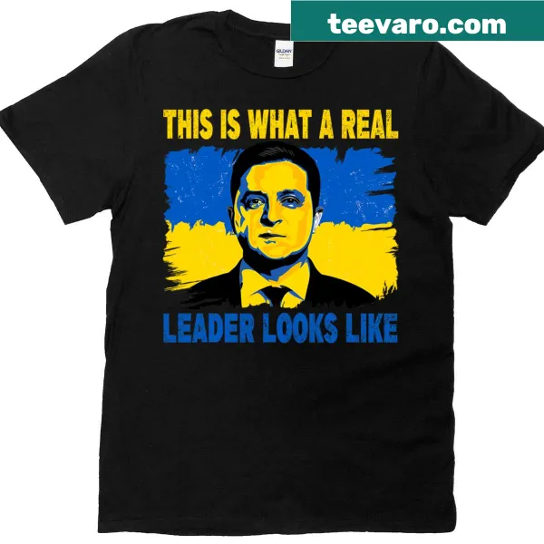 Inspirational graphic T-shirt supporting Ukraine and leadership