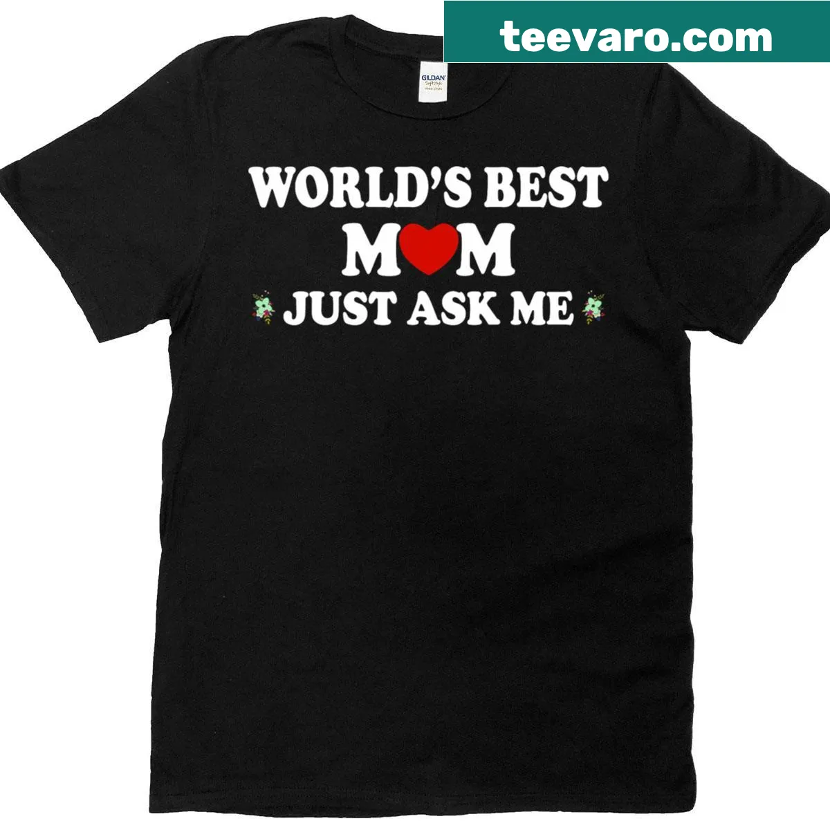 Funny t-shirt for moms with 'Best Funny Moms Ask Me' slogan. — on a men's t-shirt
