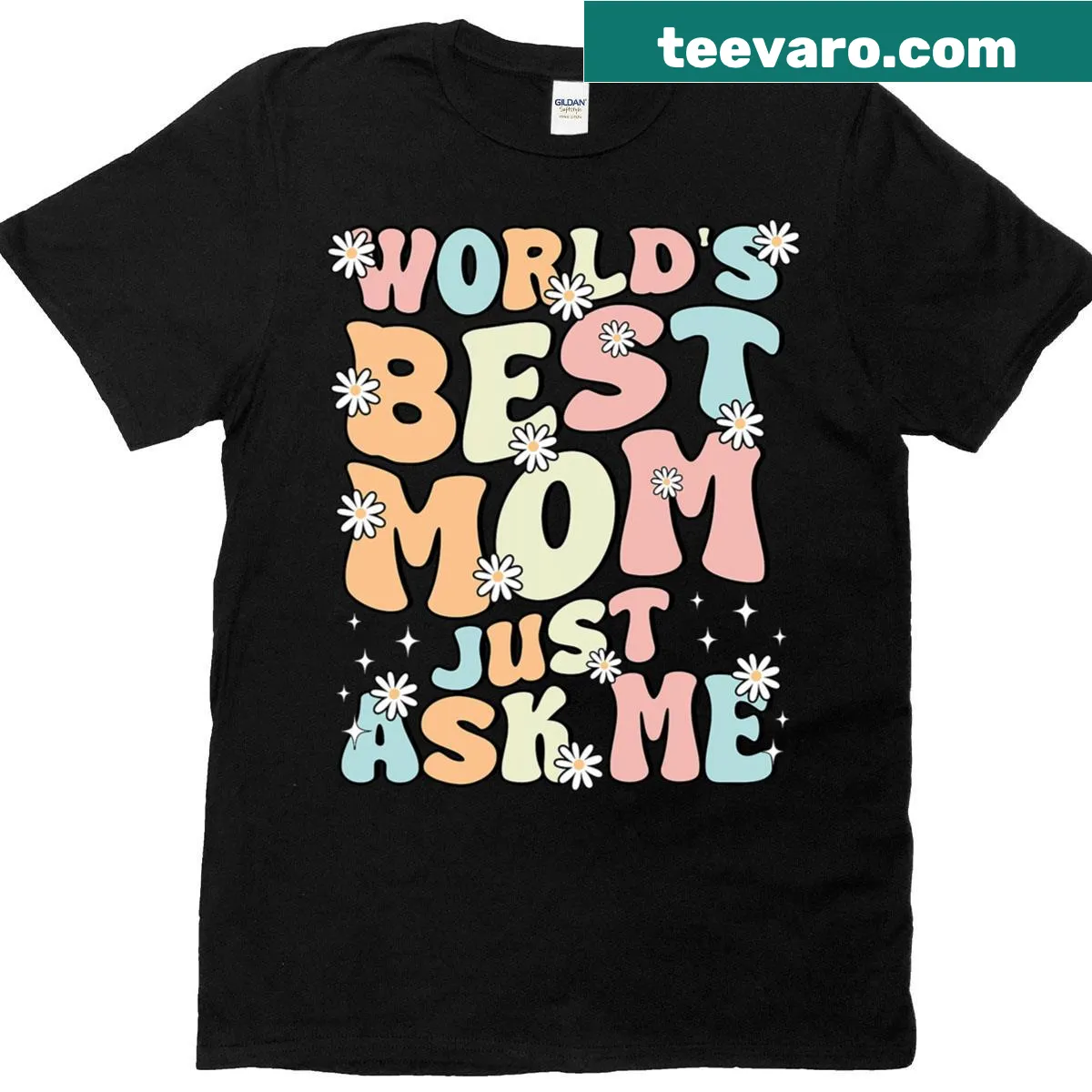 Funny Mothers Day shirt with humorous text for moms — on a men's t-shirt