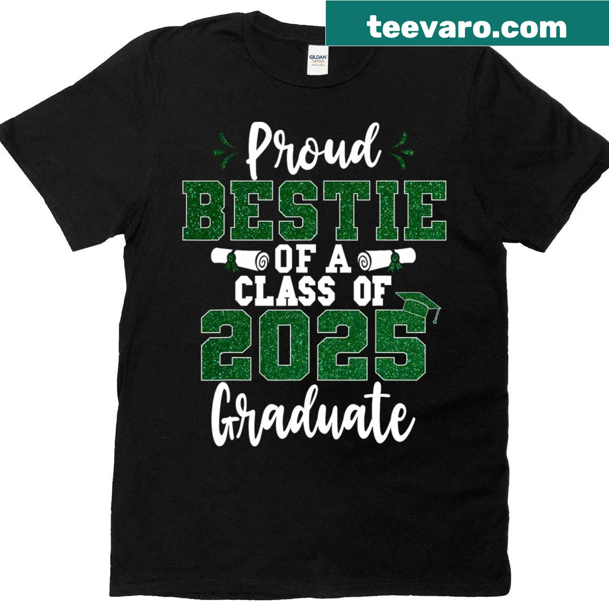 T-shirt for Class of 2025 graduates and their best friends — on a men's t-shirt