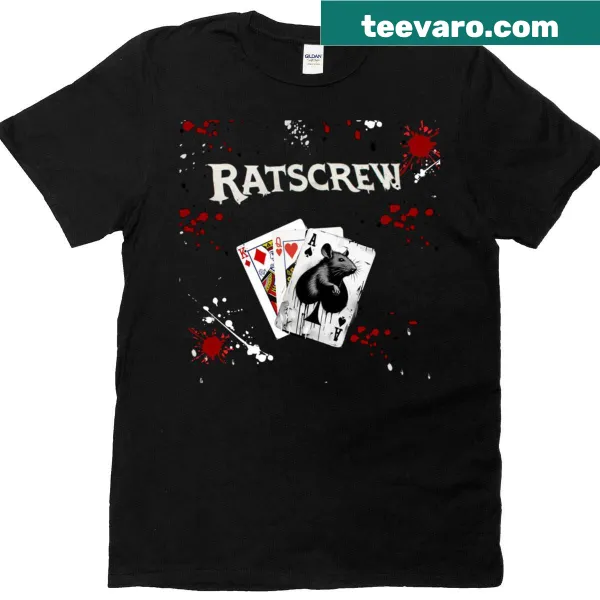 Bold splatter design classic t-shirt for an edgy look.
