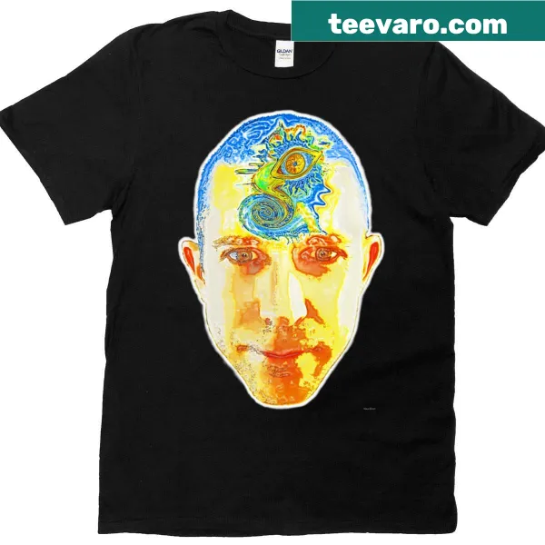 Thought-provoking typographic T-shirt with a reflective theme.