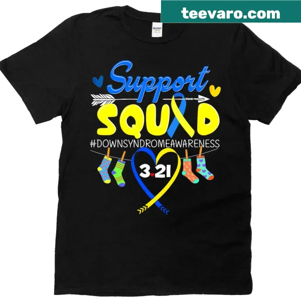 Support Squad t-shirt for Down Syndrome awareness